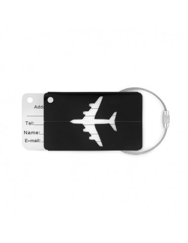Identificador maleta aluminio.