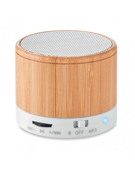 Altavoz bambú 