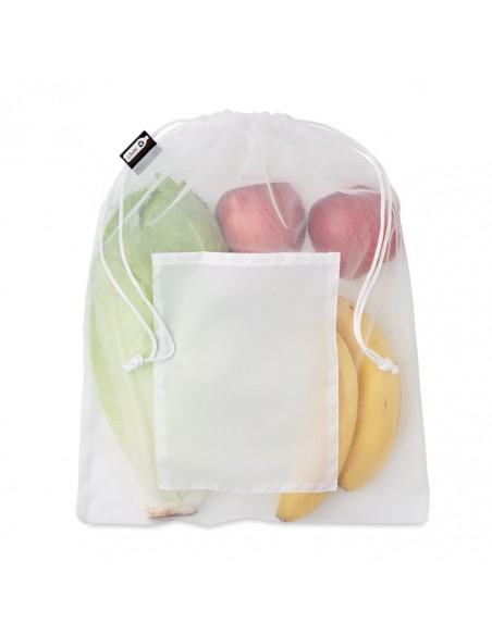 Bolsa rejilla para comida VEGGIE RPET