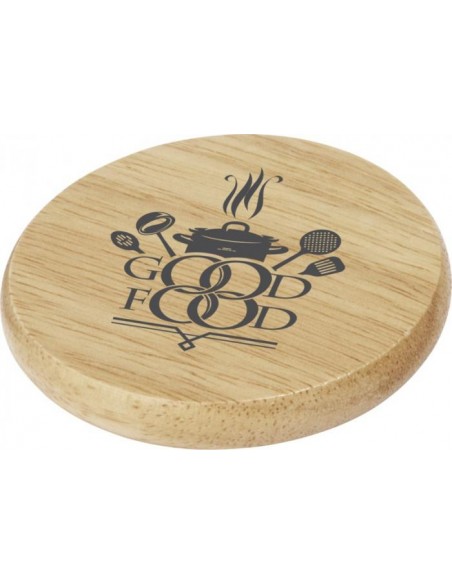 Posavasos de madera con abrebotellas SCOLL