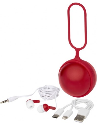 Cable de carga y auriculares 3 en 3