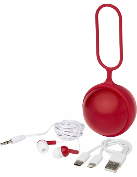 Cable de carga y auriculares 3 en 3