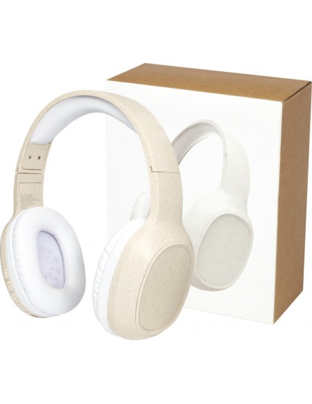 Auriculares Bluetooth® de paja de trigo con micrófono