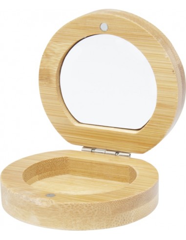 Espejo de bolsillo de bambú Afrodit
