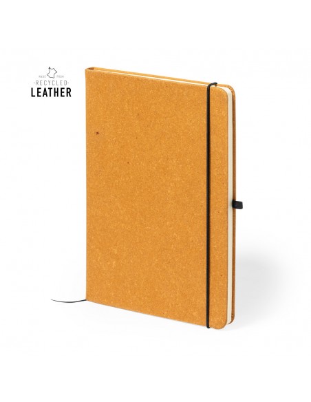 Bloc Notas con cuero reciclado Tefan